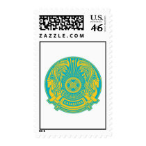 Kazakhstan Official Coat Of Arms Heraldry Symbol postage