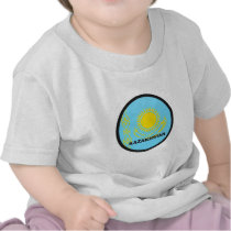 Kazakhstan Roundel quality Flag Tshirt