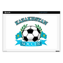 Kazakhstan soccer ball designs skin for 17" laptop 