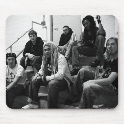 KB Mousepad (b&w stairs) by knowboundaries