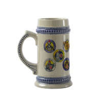 KB Stein w Sq and Flight Logos Coffee Mug