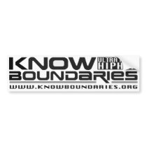 KB Website Bumper Sticker (B on W) bumper stickers