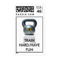 KBFEpic, TRAIN HARD/HAVE FUN postage