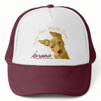kbr white and chocolate hat