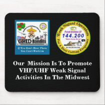 KC VHF Grid Bandit Mouse Pad mousepads