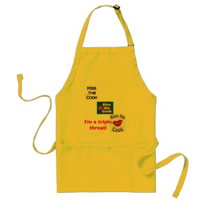 kcooklph, kiss me kook, kiiis the kook, I'm a t... Aprons by peoplepeacepopular