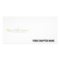 KD Sorority Logo Custom Photo Card