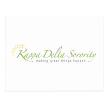 KD Sorority Logo Postcard