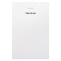 KD Sorority Logo Stationery Design