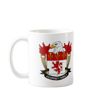 Kearney Family Crest mugs by coatsofarms Kearney Family Crest mugs