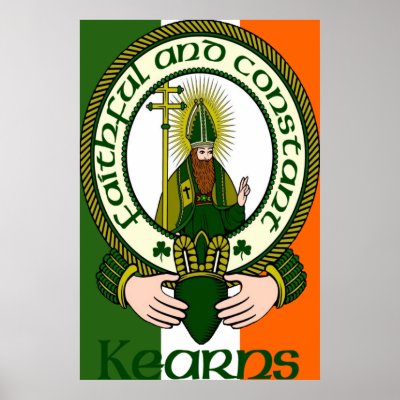 Kearns Clan Motto Poster Print