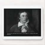 Keats Love Is My Religion Quote Gifts Tees Etc Mouse Pads