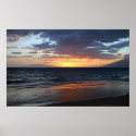 Keawakapu Sunset Poster posters