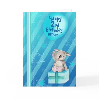 Keddy Koala Card Blue card