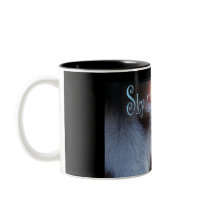 Keegan poses for Sky Eye Creations Coffee Mug