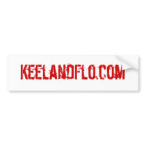 KeelandFlo.com bumper sticker bumper stickers