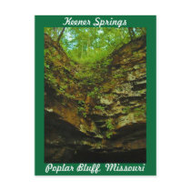 Keener Springs Poplar Bluff Missouri Post Cards