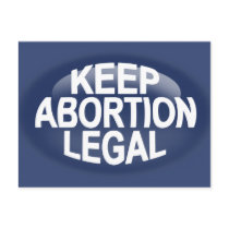 Keep Abortion Legal Postcards
