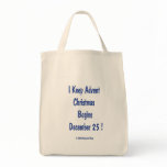 Keep Advent, tote bag
