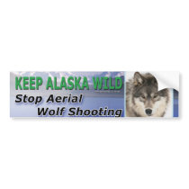 Keep Alaska Wild bumper stickers