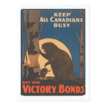 Keep All Canadians Busy Post Card