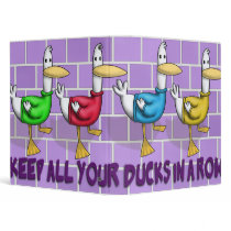 keep all your ducks in a row notebook binders