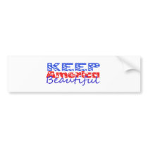 Keep America Beautiful bumper stickers