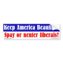 Keep America Beautiful bumper stickers