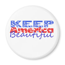 Keep America Beautiful magnets