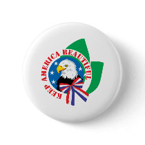 keep america beautiful sticker buttons