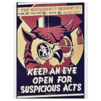 Keep An Eye Open For Suspicious Acts Flyers