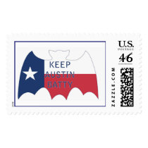 Keep Austin Batty -Design 2 - Postage Stamp
