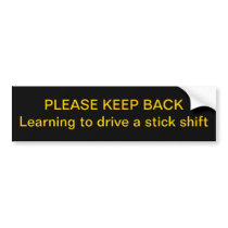 Keep back bumper stickers