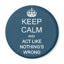 Keep Calm 1 Refrigerator Magnet
