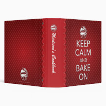 Keep Calm and Bake On Binder