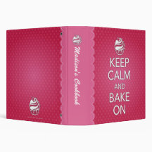 Keep Calm and Bake On Binder