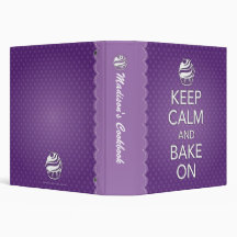 Keep Calm and Bake On Binder