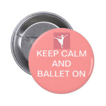 Keep calm and ballet on pins