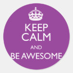 KEEP CALM AND BE AWESOME STICKERS