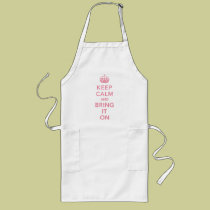 Keep Calm and Bring It On apron aprons