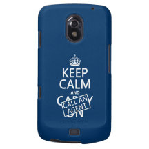 Keep Calm and Call An Agent Galaxy Nexus Covers