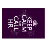 Keep Calm and Call HR (any color) Business Cards