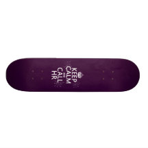 Keep Calm and Call HR (any color) Custom Skateboard