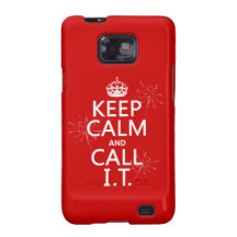 Keep Calm and Call IT (any color) Samsung Galaxy SII Cases