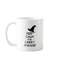 KEEP CALM AND CARRY A WAND MUG