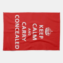 Keep Calm and Carry Concealed Towels