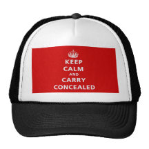 Keep Calm and Carry Concealed Trucker Hat