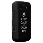 Keep Calm and Carry Om Blackberry Bold Case