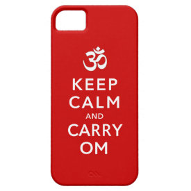 Keep Calm and Carry Om iPhone 5 Case