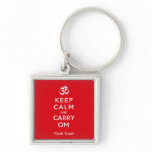 Keep Calm and Carry Om Luggage Laptop Tag keychains